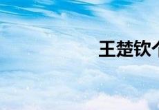 王楚钦个人资料简介