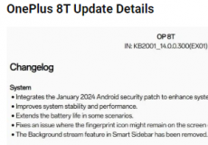 OnePlus 10 Pro和OnePluu8T收到了新的固件更新