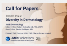 JMIR Dermatology邀请提交有关皮肤病学多样性的意见