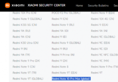 Redmi Note 10 Pro/Max被添加到小米EOS列表