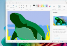 微软Paint的新AI图像生成器以你的笔触为基础