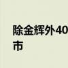 除金辉外40强房企中仅剩祥生控股一家未上市