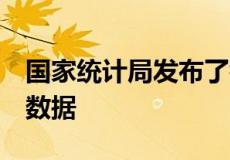 国家统计局发布了截至7月的房地产和存贷款数据