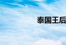 泰国王后刮宫什么意思