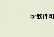 br软件可以用来做什么