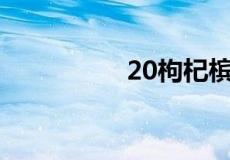 20枸杞槟榔怎么看中奖